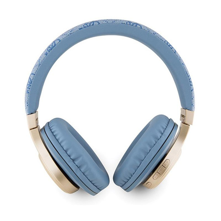 Guess 4G Script Metal Logo - Bluetooth kabellose In-Ear-Kopfhörer V5.3 (blau)