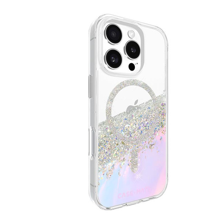 Case-Mate Karat MagSafe - Pouzdro pro iPhone 16 Pro (Holographic Soap Bubble)