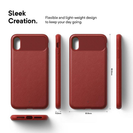 Pouzdro Caseology Vault - pouzdro pro iPhone Xs Max (červené)