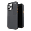 Speck Presidio2 Grip - iPhone 15 Pro Max Tasche (Holzkohle Grau / Cool Bronze / Weiß)