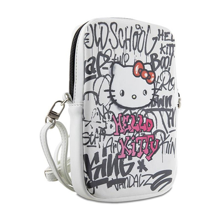 Hello Kitty Graffiti Kitty Head - Crossbody Handytasche (weiß)