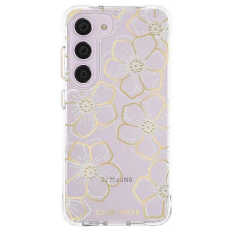 Case-Mate Floral Gems - étui pour Samsung Galaxy S23+ (Transparent)