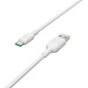 Borofone Billow - kabel połączeniowy USB do USB-C 1,2 m (biały)
