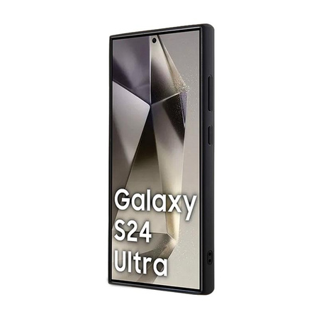 Karl Lagerfeld Rhinestone Metal Logo - Samsung Galaxy S24 Ultra Tasche (schwarz)