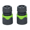 Kinzo - Raccord de tuyau d'arrosage 1/2" (2 pièces).)