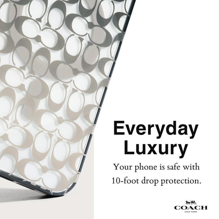 Coach Signature C Ombre MagSafe - iPhone 15 / 14 / 13 Tasche (Deep Forest)