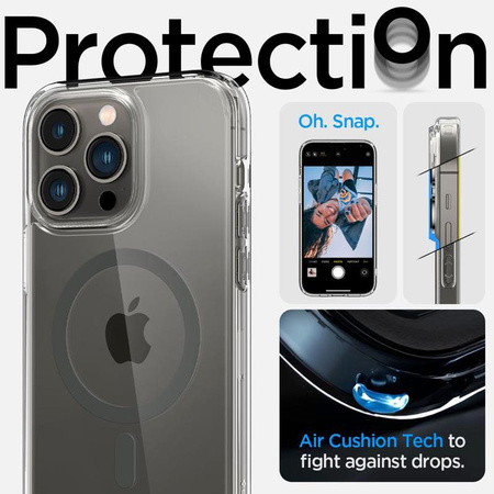 Spigen Ultra Hybrid Mag MagSafe - Etui do iPhone 14 Pro (Grafitowy)