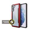 X-Doria Raptic Shield - Coque aluminium Samsung Galaxy S21+ (Protection antimicrobienne) (Rouge)