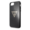 Guess Solid Glitter Triangle - iPhone 8 / 7 Case (Black)