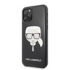 Karl Lagerfeld Double Layers Glitter Head - Coque iPhone 11 Pro (Noir)