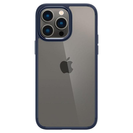 Spigen Ultra Hybrid - Coque pour iPhone 14 Pro (Bleu marine)