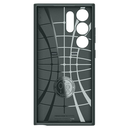 Spigen Optik Armor - Schutzhülle für Samsung Galaxy S24 Ultra (Abyss Grün)