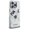 Karl Lagerfeld IML Sketched Graphic – Hülle für iPhone 16 Pro (transparent)