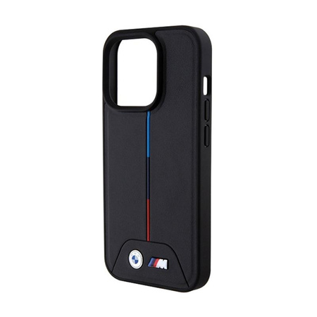 BMW Quilted Tricolor MagSafe - iPhone 15 Pro Max Case (black)