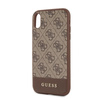 Guess 4G Bottom Stripe Collection - pouzdro pro iPhone XR (hnědé)