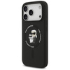 Karl Lagerfeld Silicone Karl & Choupette Ring MagSafe - Case iPhone 17 Pro (black)