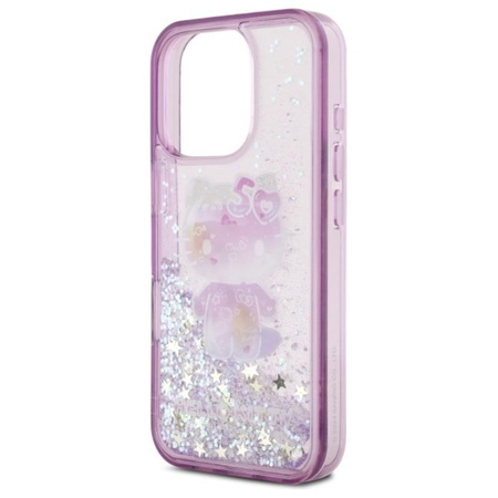 Hello Kitty Liquid Glitter 50TH Anniversary Party - iPhone 16 Pro Case (purple)