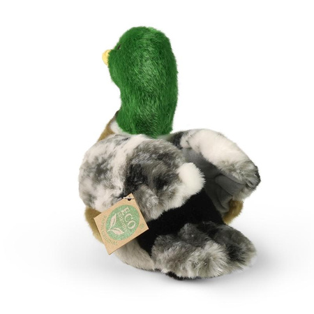Rappa - Mascotte en peluche réaliste Canard colvert 20 cm Respect de l'environnement