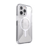 Speck Presidio Perfect-Clear avec Grips + MagSafe - Coque pour iPhone 13 Pro avec revêtement MICROBAN (transparent)