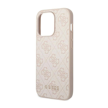 Guess 4G Metal Gold Logo - iPhone 14 Pro Max Case (pink)