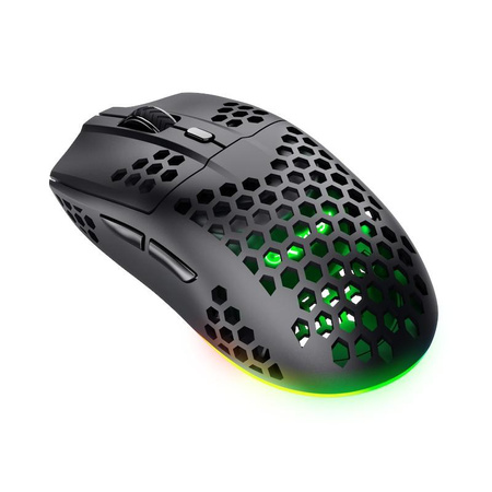 Trust GXT 929 Helox - Souris optique sans fil pour joueurs 4800 DPI & RGB (Noir)