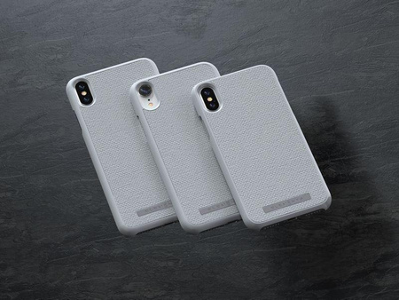 Nordic Elements Original Idun - Materiałowe etui iPhone Xs Max (Light Grey)