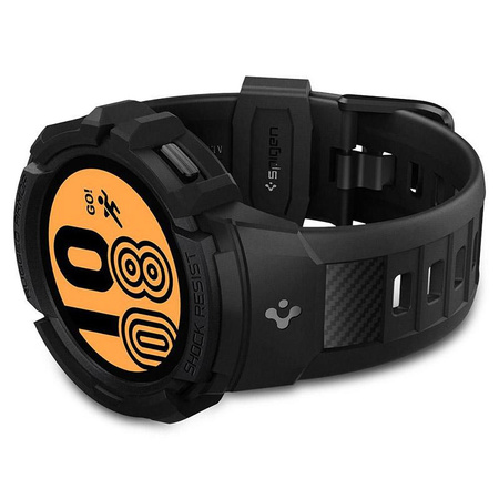 Spigen Rugged Armor Pro - Armband + Tasche für Samsung Galaxy Watch 4 / 5 40 mm (Graphit)