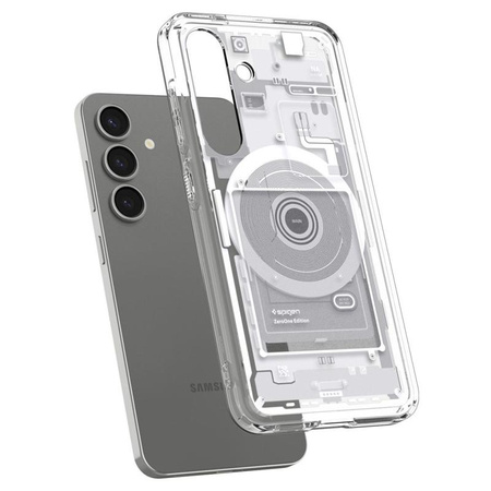 Spigen Ultra Hybrid MagSafe - Case for Samsung Galaxy S25 (Zero One White)