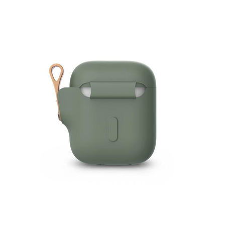 Moshi Pebbo - AirPods-Tasche mit abnehmbarer Handschlaufe (Mintgrün)