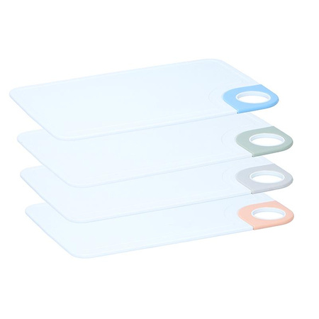 Plastic Cutting Board, Alpina with Handle, Blue