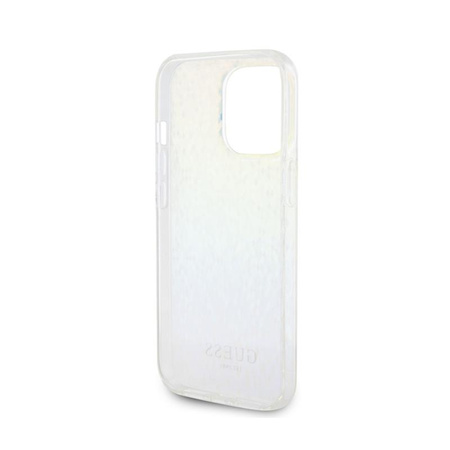 Guess IML Faceted Mirror Disco Iridescent - pouzdro pro iPhone 15 Pro Max (duhové)