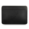 Pouzdro na počítač Guess Saffiano Script - 13" pouzdro na notebook (černé)