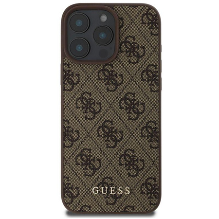 Guess 4G Classic - Coque pour iPhone 16 Pro Max (marron)