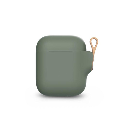 Moshi Pebbo - AirPods-Tasche mit abnehmbarer Handschlaufe (Mintgrün)