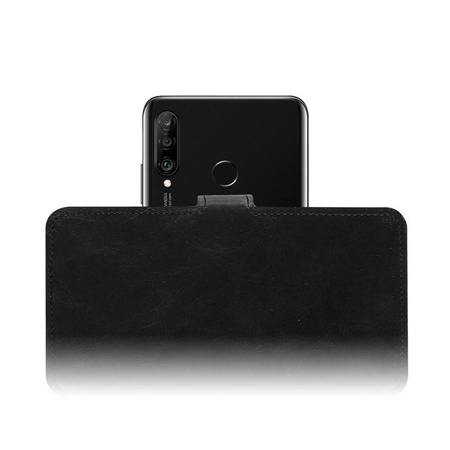 PURO Universal Wallet 360° - Universal swivel case with card pockets, size XL (black)