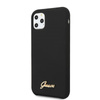 Guess Silicone Vintage - Etui iPhone 11 Pro Max (czarny)