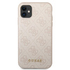 Guess 4G Metal Gold Logo - iPhone 11 Case (pink)
