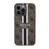 Guess 4G Printed Stripes MagSafe - iPhone 13 Pro Case (Brown)