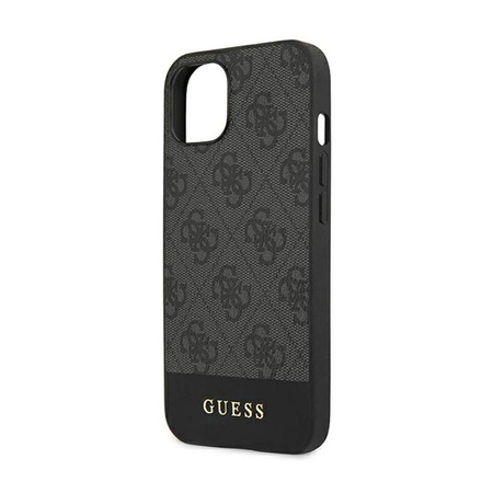 Guess 4G Bottom Stripe Kollektion - iPhone 13 Tasche (grau)
