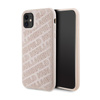 Karl Lagerfeld Quilted K Pattern - Coque pour iPhone 11 (rose)