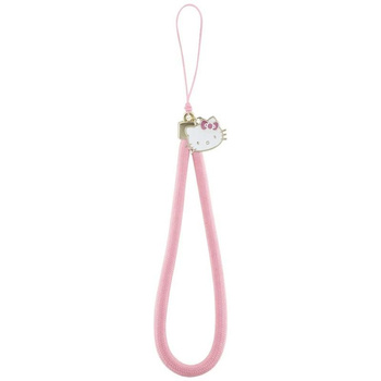 Hello Kitty Nylon Cord Kitty Head - Phone Pendant (pink)