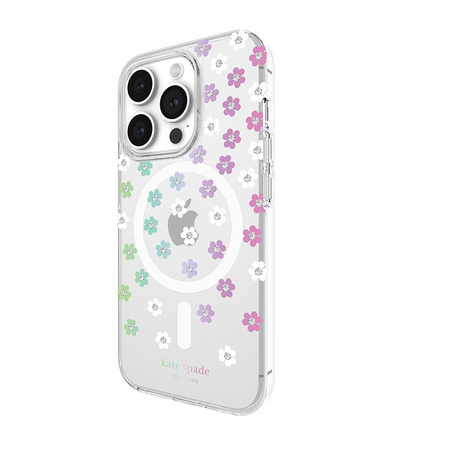 Kate Spade New York Ochranné pouzdro MagSafe - iPhone 15 Pro (Scattered Flowers)