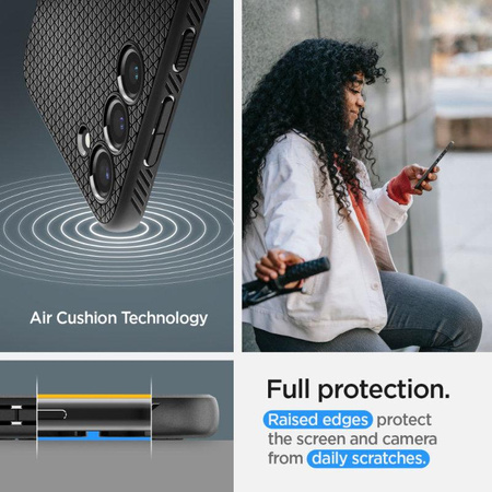 Spigen Liquid Air - Etui pour Samsung Galaxy S23+ (Noir mat)
