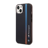 BMW Tricolor Stripe - Coque pour iPhone 14 (Noir)