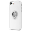 PURO Magnet Ring Cover - Coque iPhone SE (2022 / 2020) / 8 / 7 avec poignée magnétique (blanc)