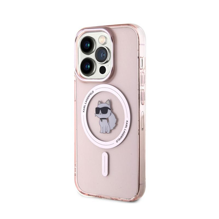 Karl Lagerfeld IML Choupette MagSafe - iPhone 15 Pro Max Case (pink)