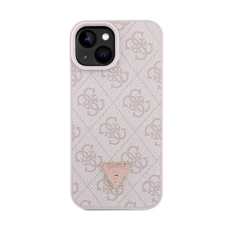Guess Crossbody 4G Metal Logo - iPhone 15 Case (pink)