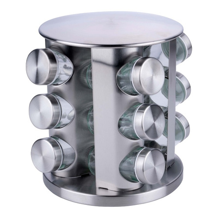 Stojak Obrotowy na Przyprawy ze Słoiczkami Organizer Kuchenny Alpina