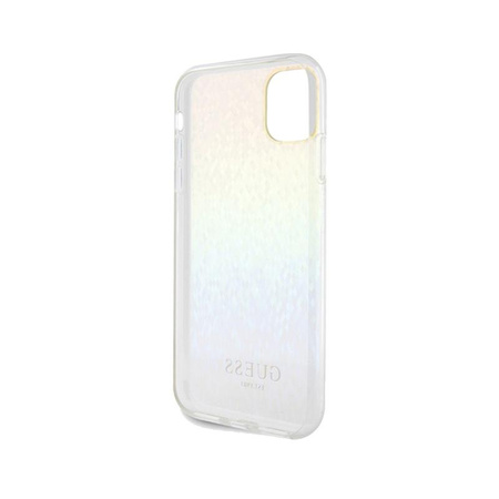 Guess IML Faceted Mirror Disco Iridescent - iPhone 11 tok (Irizáló)