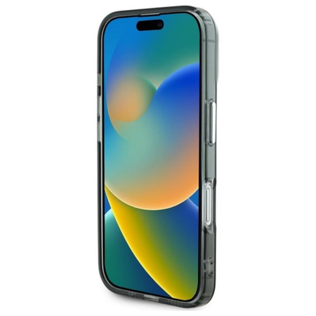 Karl Lagerfeld IML Monogram Karl & Choupette Head MagSafe - Pouzdro pro iPhone 16 (černé)